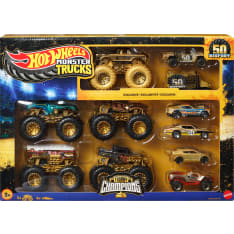 Hot Wheels Monster Trucks Bigfoot Trophy Champions Multipack leikkisetti