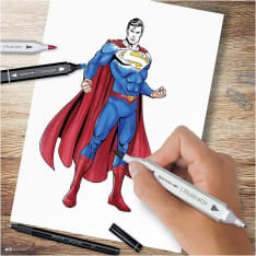 Creativ Company Superman piirustussetti