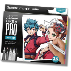 Creativ Company Manga and cartoon heroes drawing set