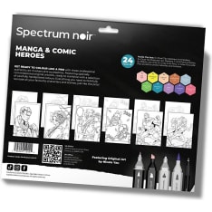 Creativ Company Manga- ja sarjakuvasankarit piirustussetti