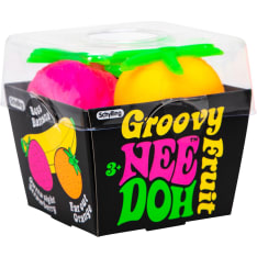 NeeDoh Groovy Fruit puristeltavat hedelmät