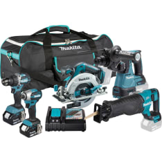 Makita LXT 18V DLX5112GX2 6Ah akkukonesarja