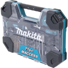 Makita 71-os. poranterä ja ruuvikärkisarja