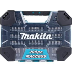 Makita 200-os. poranterä ja ruuvikärkisarja