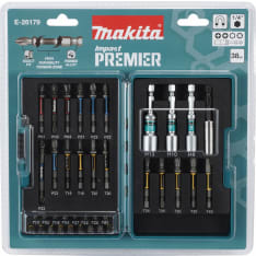 Makita E-26179 38-osainen Impact Premier ruuvauskärkisarja