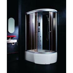 AQUALINE OW-T18 120x85x218 cm left shower cubicle