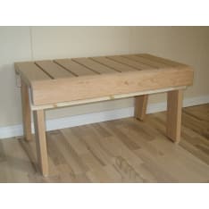 Wihta 78 cm tar alder sauna bench