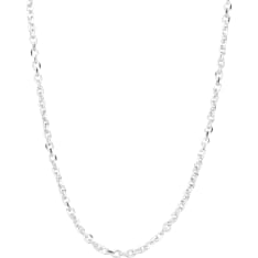 Silver anchor chain