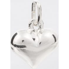 SK E5 hopeinen sydänriipus