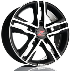 Barzetta Cavallo BlackPolish Pakettiautoihin 7.5x17 Jako:5x130 ET:55 vanne