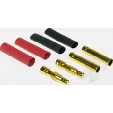 JP 4mm 2 pairs of sleeve connector and shrink sleeve