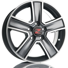 Barzetta Trasportare Titanium Pakettiautoihin 6.5x16 Jako:5x112 ET:54 vanne