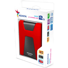 ADATA DashDrive Durable HD650 Red 2TB external hard drive