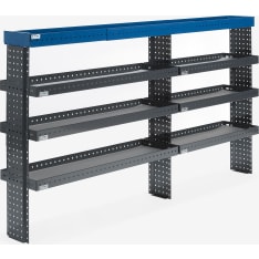 E-Flex 230x120cm 4 tason hyllykkö