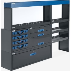 E-Flex 205x144cm hyllykkö ja laatikosto