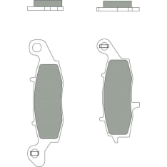 Brembo 231-KA15SP Rear Sintered Road Brake Pads