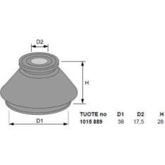 KK 17,5/38mm 2kpl raidetangonpään suojakumi