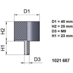 KK 1021687 cylindrical bushing