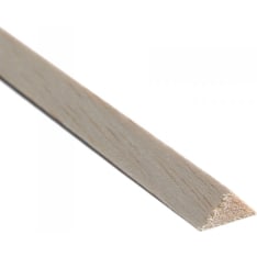 Minicars 15 x 15 x 1000 mm balsa triangular furrow