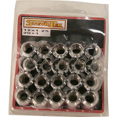 SteyrTek 1,5mm nousu, 12mm, 20 kpl aluvannemutterisarja