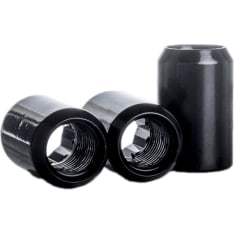 SteyrTek 1,5mm nousu, 12mm, 20 kpl musta aluvannemutterisarja
