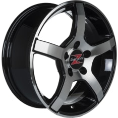 Barzetta Inverno Black Polished 7.5x18 Jako:5x112 ET:45 vanne