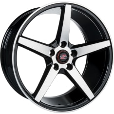 Barzetta Capitano Black Polished 8x18 Jako:5x108 ET:40 vanne