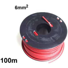 Draka 6,0mm2 punainen sähköjohto