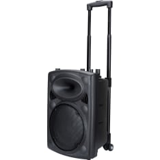 Ibiza Sound PORT12 portable battery powered 700W speaker + two wireless mics