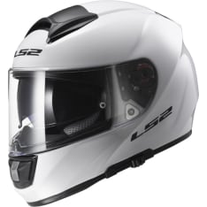 LS2 FF397 VECTOR Solid white full face helmet
