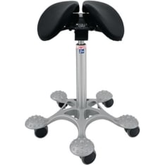 Allow MultiAdjuster black saddle chair