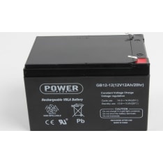 Power Plus 12V 12Ah AGM akku