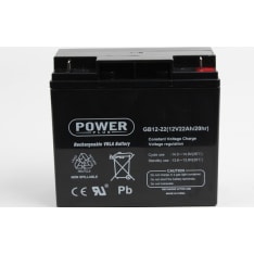 Power Plus 12V 22Ah Agm-akku