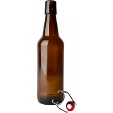 Beer bottle 50cl with patent cap