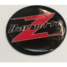 Barzetta Emblem/65mm/Musta/Kupera keskimerkki