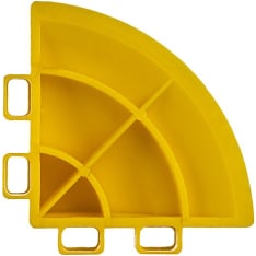 SteyrTek Racing Yellow 4 kpl Lattialaatan kulmapala