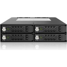 Icy Dock ToughArmor MB994SK-1B 4 x 2.5" hard drive cage for 5.25" slot