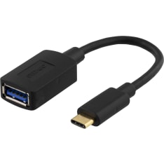 Deltaco USB-C to USB-A female adapter
