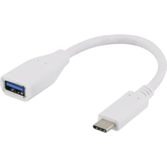 Deltaco USB-C to USB-A female adapter
