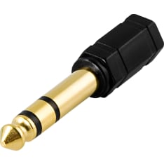 Deltaco AD-1-K 6.3mm male - 3.5mm female adapter