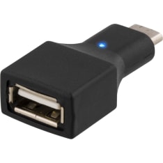 Deltaco USB-C - USB-A naaras sovitin