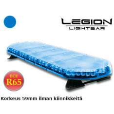 Axixtech Legion 1252x331x59mm 12-24V sininen LED-majakkapaneeli