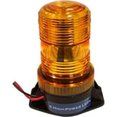 Axixtech 130x98mm 11-110v yellow LED flashing beacon
