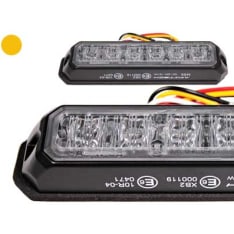 Axixtech 127.5x27.8x17.2mm 11-30v ms6 yellow LED level indicator