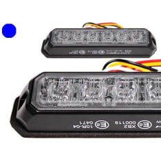 Axixtech 127.5x27.8x17.2mm 11-30v ms6 blue horizontal LED level indicator