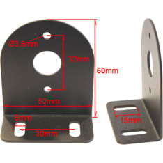 Axixtech mounting leg L-model