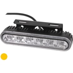Axixtech 142x30x35mm 12-24V yellow LED level indicator