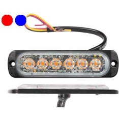 Axixtech 112x28x9mm 12-24V ST6 red/blue LED level indicator