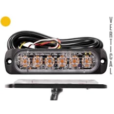 Axixtech 112x28x9mm 12-24V ST6 vertical LED flasher