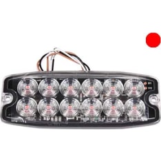 Axixtech 130.5x50.6x6.6mm 12-24V IP26 red LED level indicator